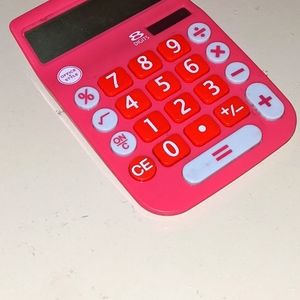 Pink calculator